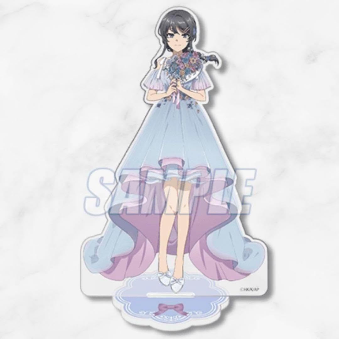 S賞 桜島麻衣 花束 BIG アクリルスタンド フィギュア くじ引き堂 青